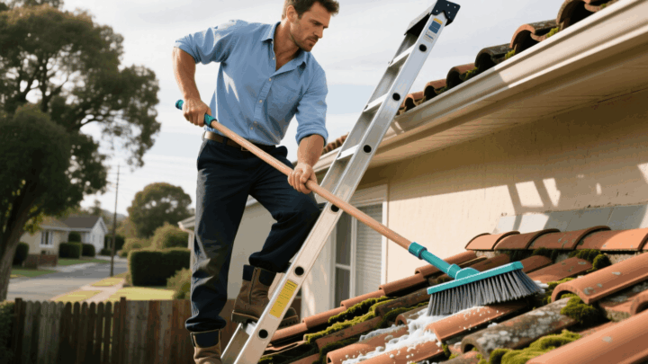 comment nettoyer toiture toit