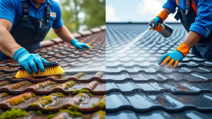 découvrez les différences clés entre le nettoyage et le traitement hydrofuge pour toiture, afin de protéger et entretenir efficacement votre toit.